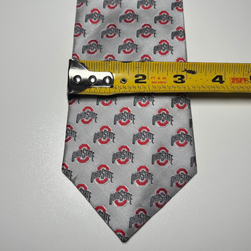Ohio State‎ Buckeyes Donegal Bay Silk Tie OSU Logo NCAA Hand Made Necktie - Picture 6 of 6